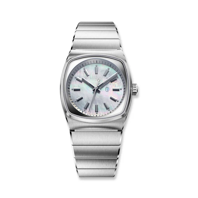 Brew Watches Metric Lite - Mother of Pearl Automatic Watch MTRC-LTE-MOP kol saati