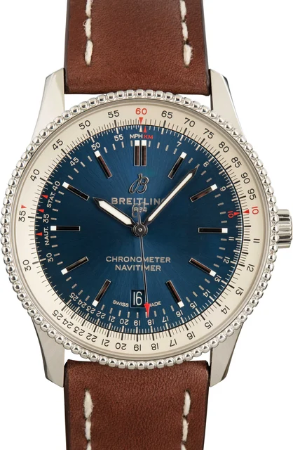 Breitling Navitimer Blue Dial A17326 kol saati