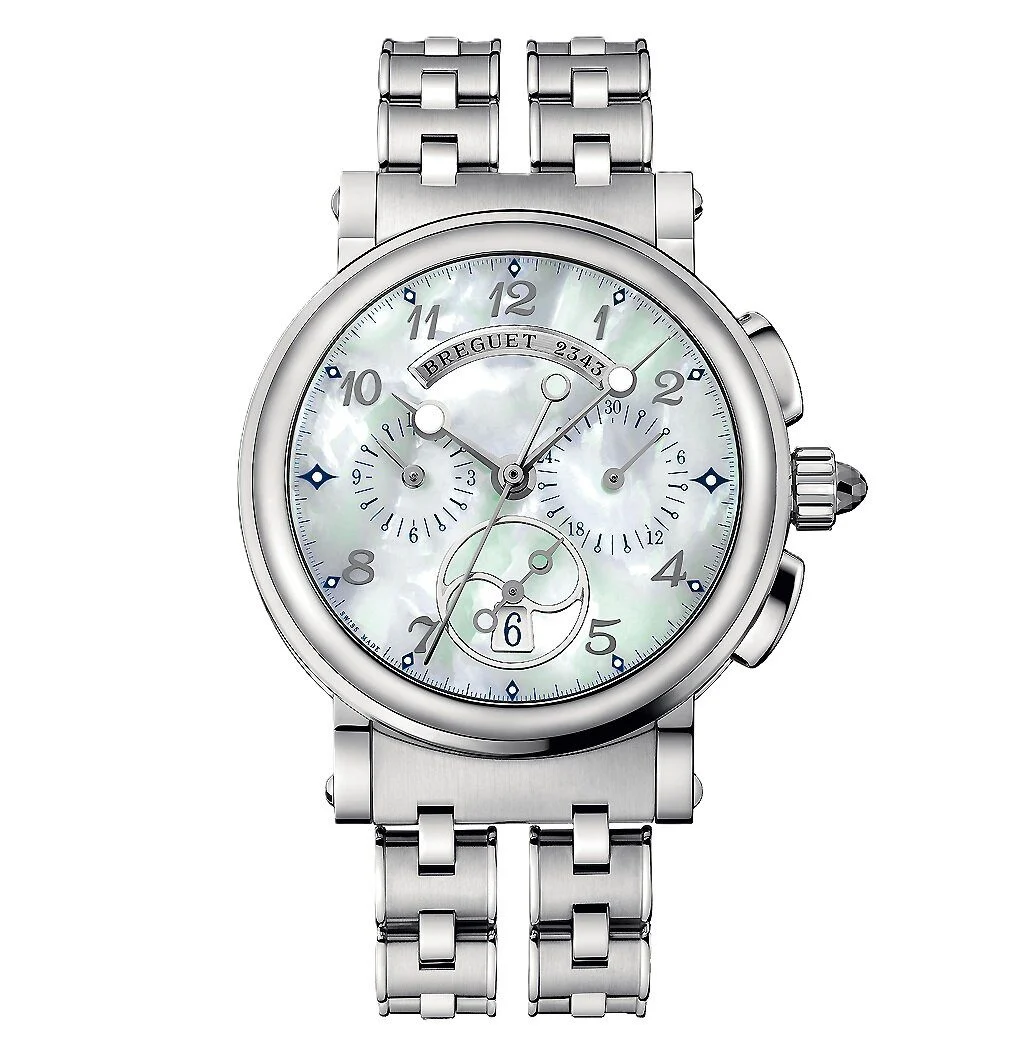 Breguet Marine Chronograph 8827st/5w/sm0 Breguet Marine Chronograph Ladies 8827st/5w/sm0 35 mm kol saati