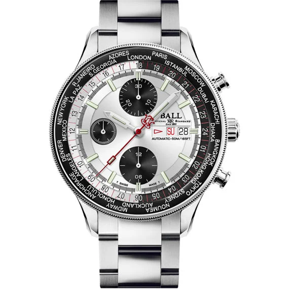Ball Engineer II Navigator World Time Chronograph CM3388D-S1-SLBK kol saati