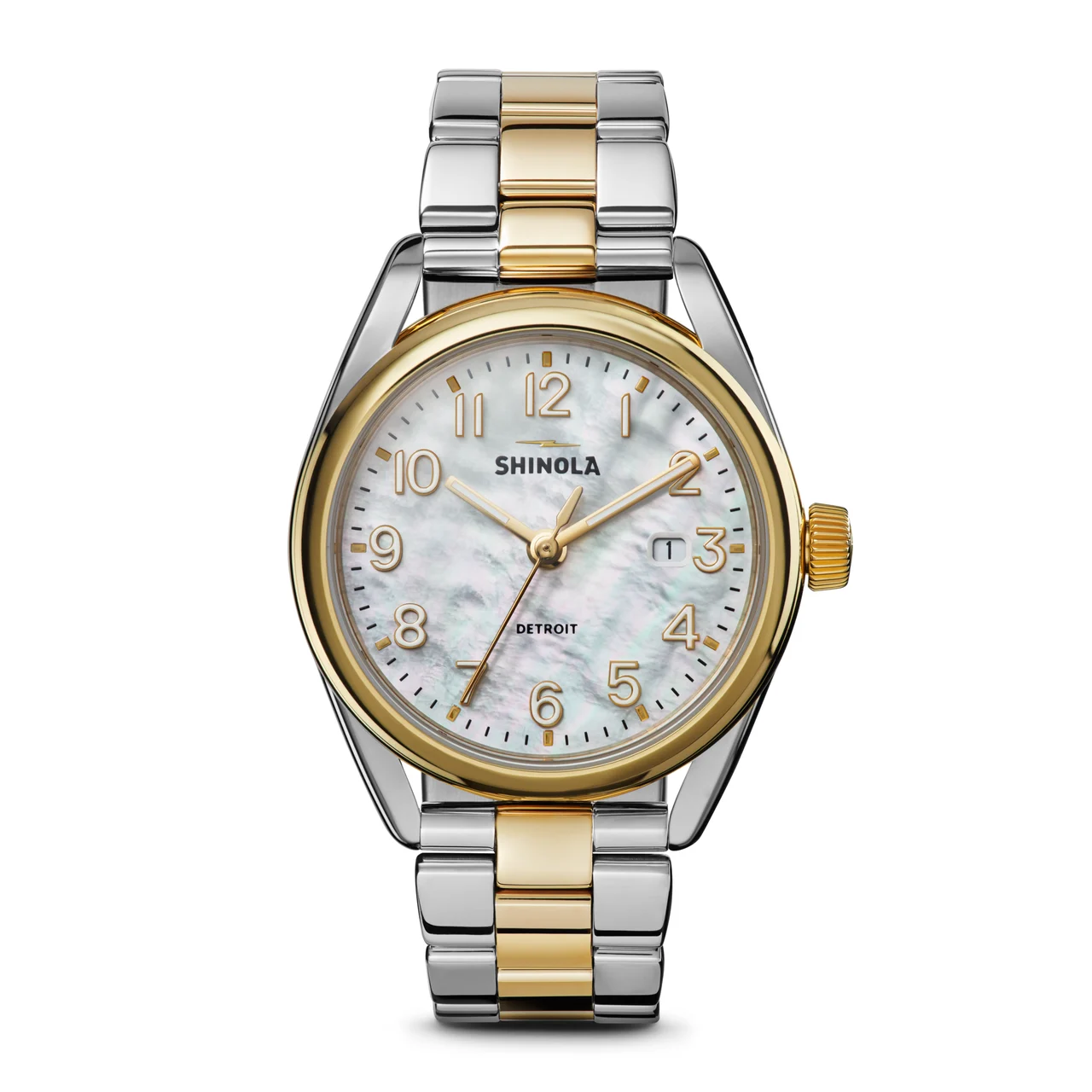 Shinola S0120282835-1-WhtMOP-38-USA 38 mm kol saati