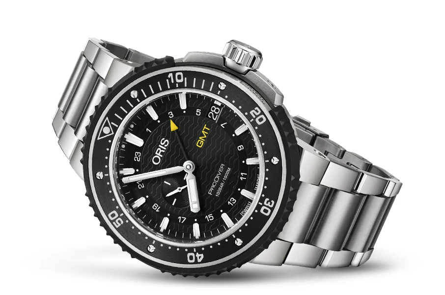 Oris ProDiver GMT 01 748 7748 7154-07 8 26 74PEB 49 mm kol saati
