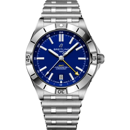 Breitling Chronomat Automatic GMT 40 NFL Los Angeles Rams Edition A32398C91C1A1 40 mm kol saati