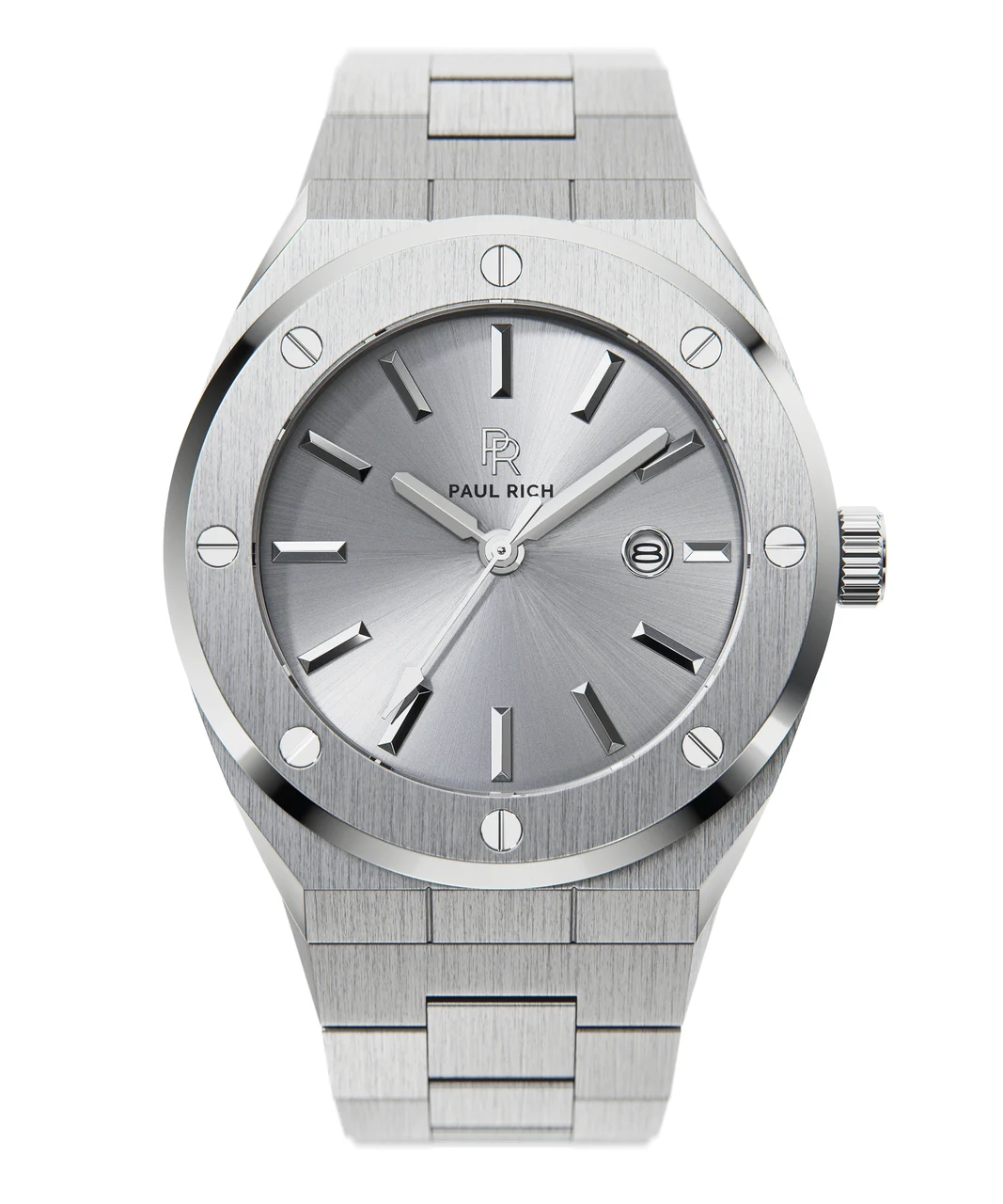 Paul Rich Frosted Signature PR68AllSilver 45 mm kol saati