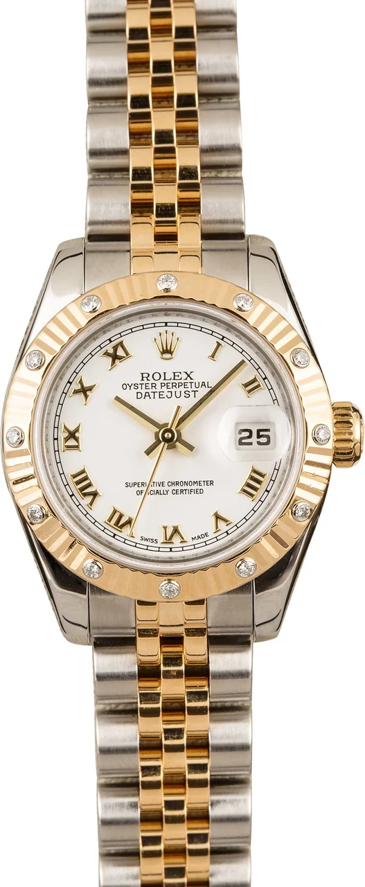 Rolex Datejust Silver 179163 Luminescent Dial 179163SSO 26 mm kol saati
