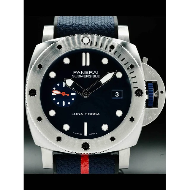 Panerai Submersible QuarantaQuattro Luna Rossa PAM01391 210000034567 kol saati