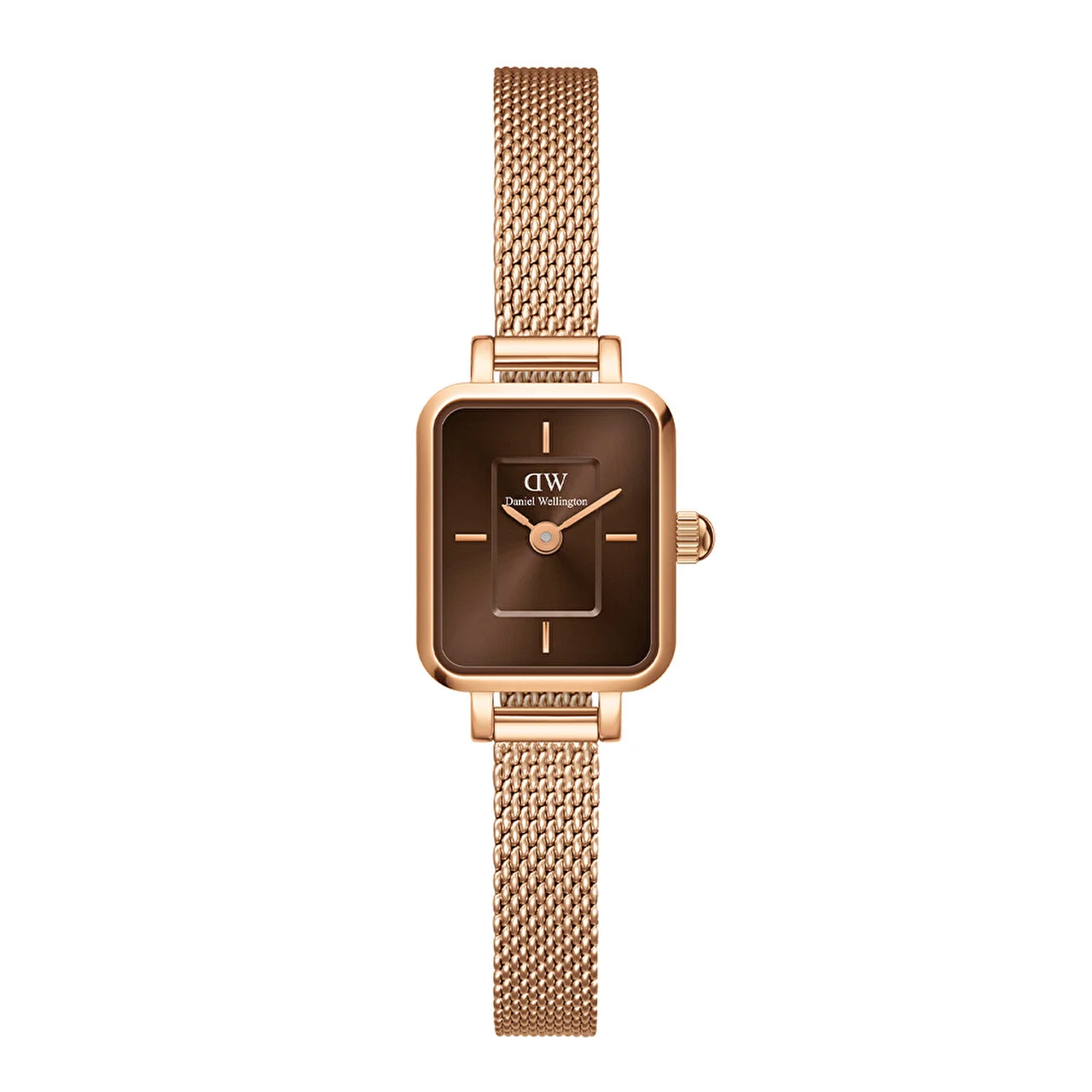 DANIEL WELLINGTON Quadro Mini Melrose Amber DW00600649 15.4 mm kol saati