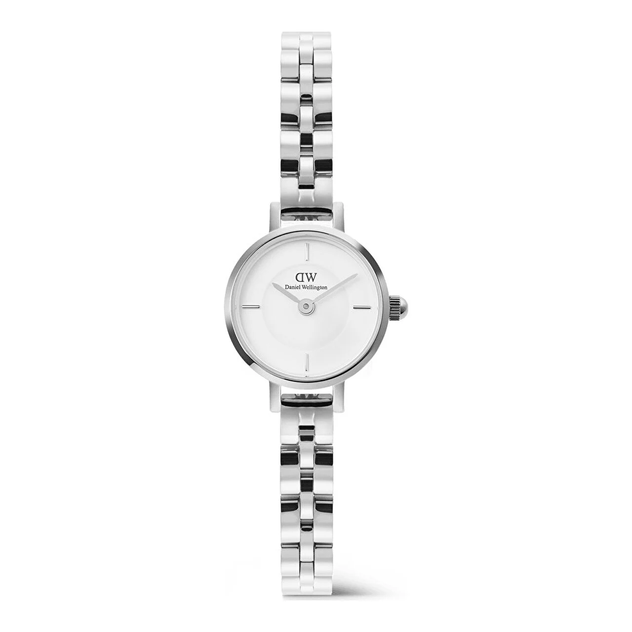 DANIEL WELLINGTON Petite Mini 19 Arch 3-Link White S DW00600853 19 mm kol saati