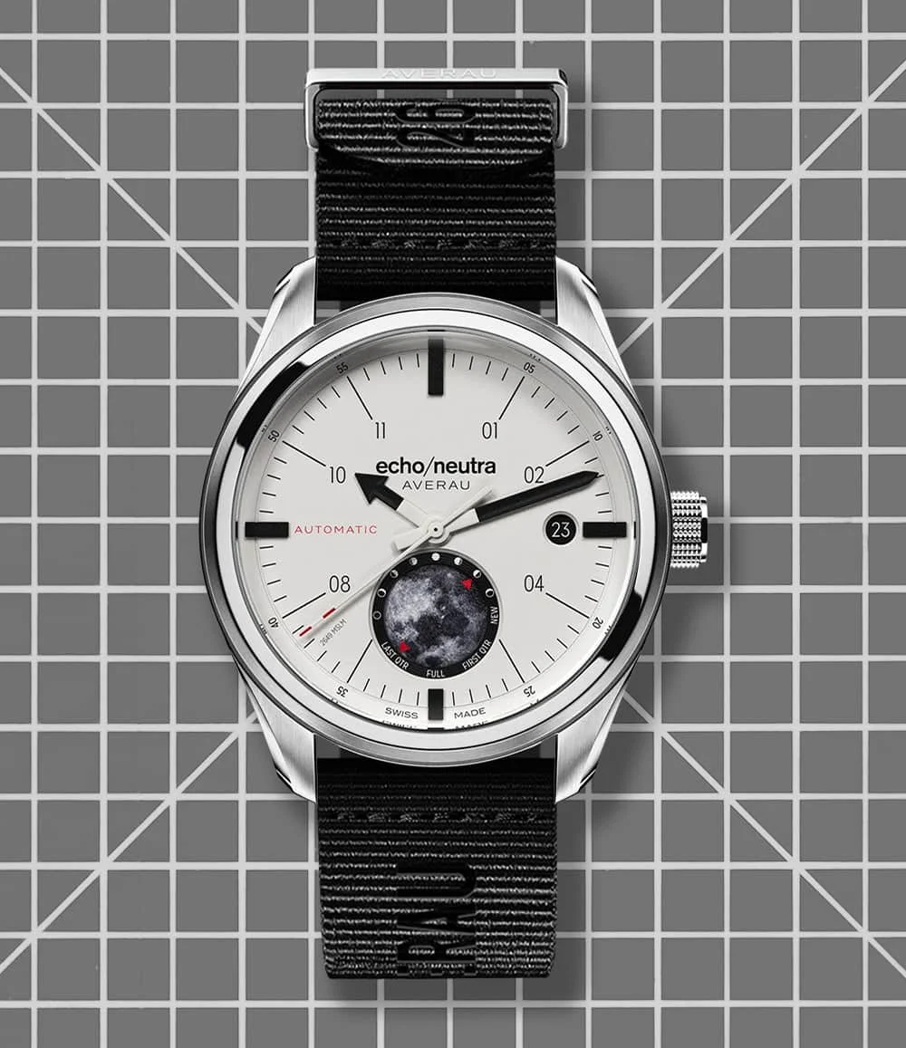 Echo/Neutra Averau 39 Moon phase AVMPBMWH_00 39 mm kol saati