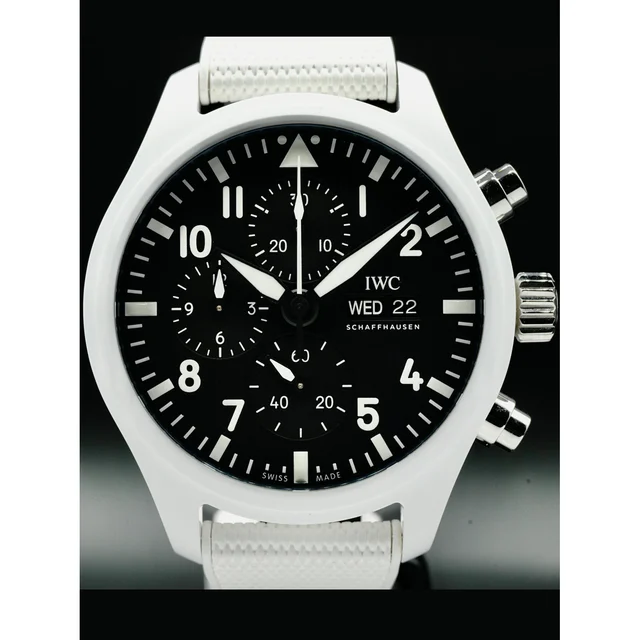 IWC Pilot Chronograph Top Gun Lake Tahoe IW389105 210000035395 kol saati