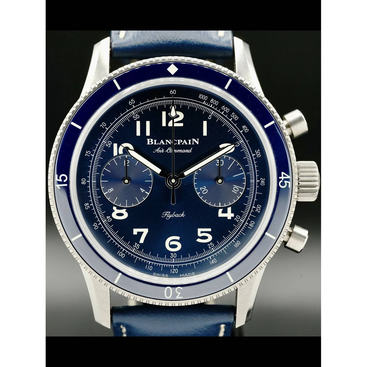 Blancpain Air Command Flyback Chronograph AC02-12B40-63A 210000031281 42.5 mm kol saati