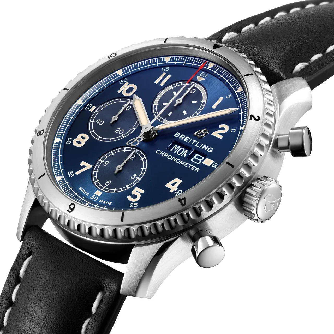 Breitling Aviator 8 Chronograph 43 A13316101C1X3 43 mm kol saati