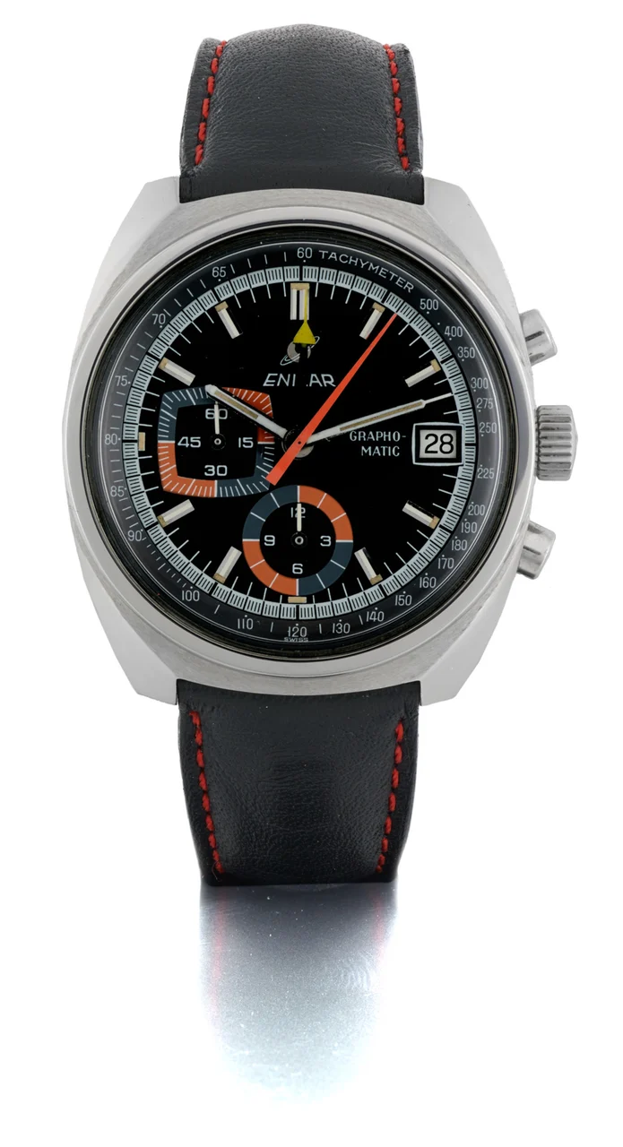 Enicar ENICAR, REF. 134-01-02, GRAPHO-MATIC, STEEL kol saati