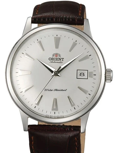 Orient Scratch and Dent - 2nd Generation Automatic Watch with Silvertone Case and Hour Markers #SND987 kol saati