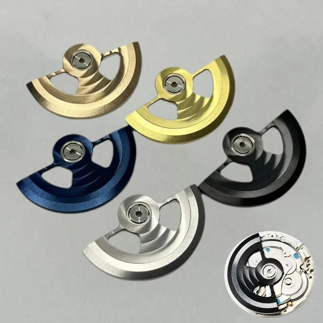 Tandorio Rotor for TMI Movement Automatic Oscilating Weight Hammer Rotor Fit for NH34 NH36