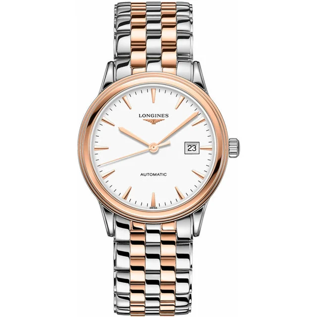 Longines Flagship 40mm white L4.984.3.92.7 kol saati
