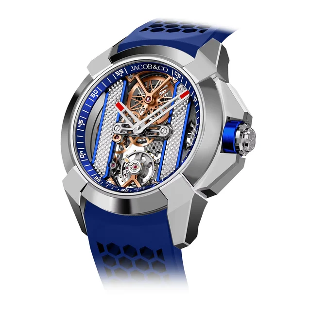 Jacob & Co. Jacob & Co. Epic X Bridges Blue EX120.10.AB.AB.A kol saati