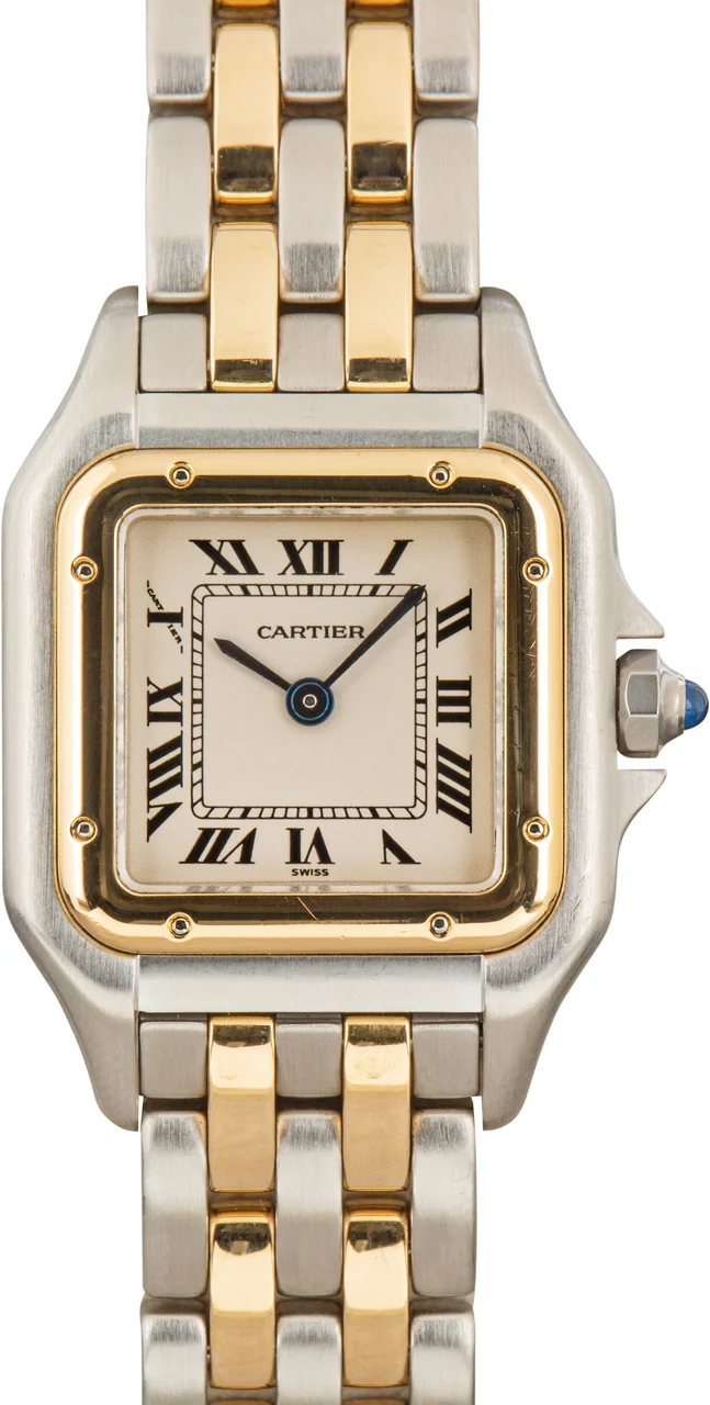 Cartier Panthere Steel & Yellow Gold W25029B6 30 mm kol saati