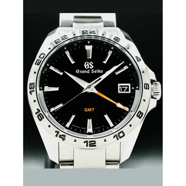 Grand Seiko Sports SBGN003 GMT Black Dial Quartz 210000044530 kol saati