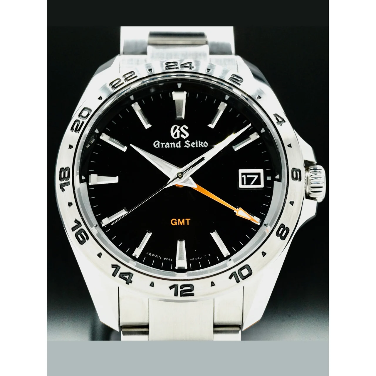 Grand Seiko Sports SBGN003 GMT Black Dial Quartz 210000044530 39 mm kol saati