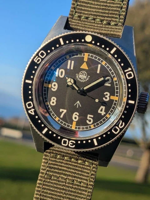 Chronodivers CDMD300OLIVE kol saati