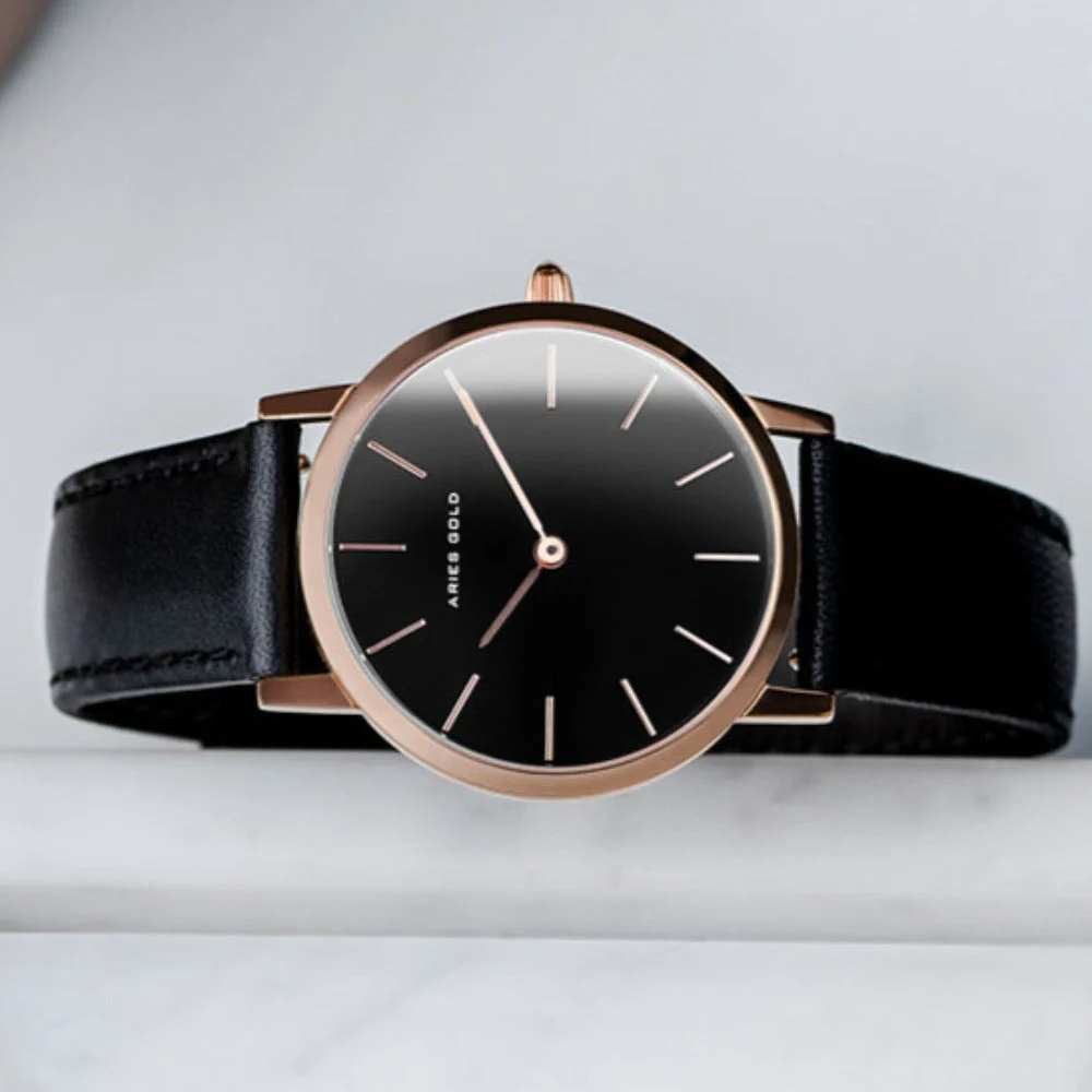 Aries Gold Aries Gold L 1023 RG-BK 35 mm kol saati