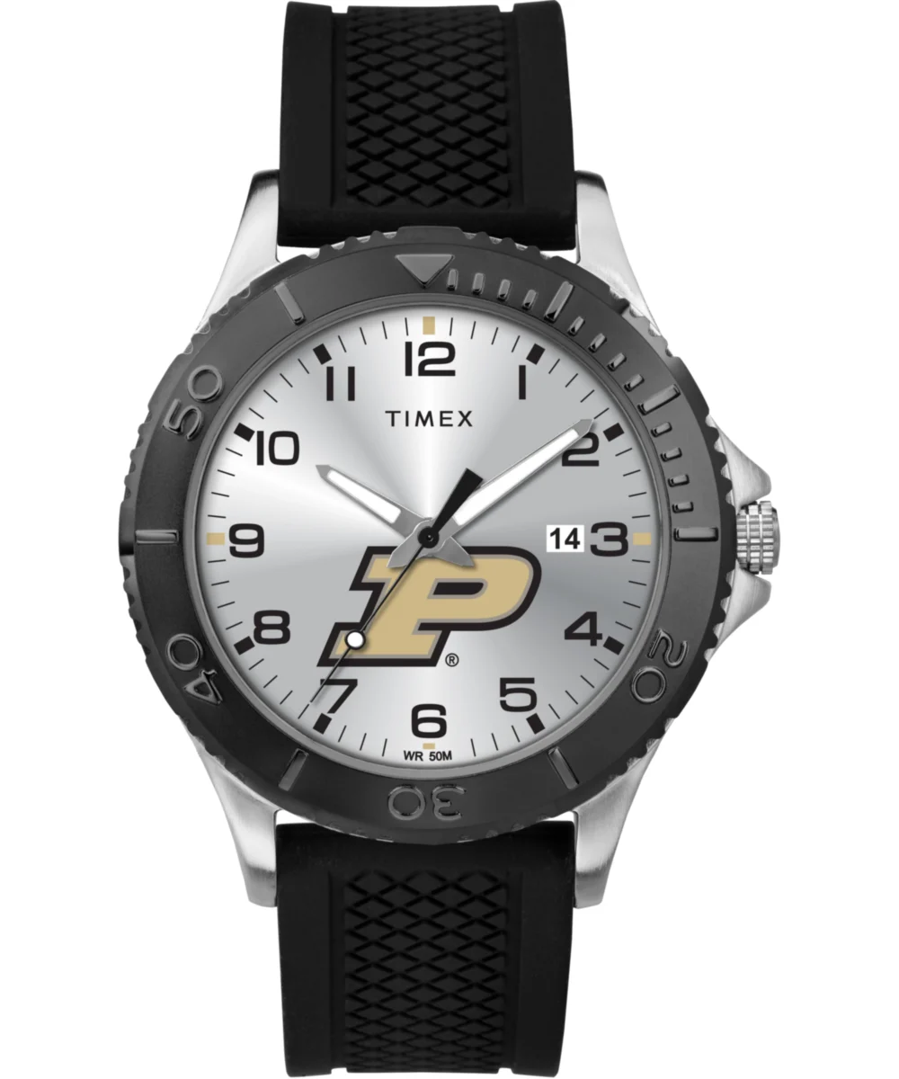 Timex Gamer Black Purdue Boilermakers TWZUPURMD 42 mm kol saati