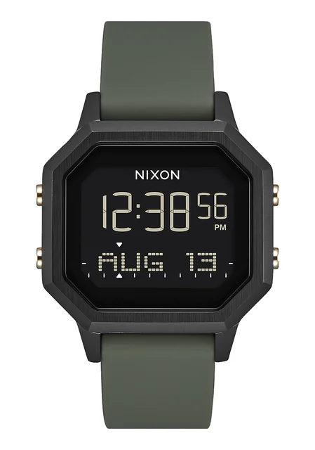 Nixon US Siren Stainless Steel - Black / Fatigue A1211-178-00 kol saati