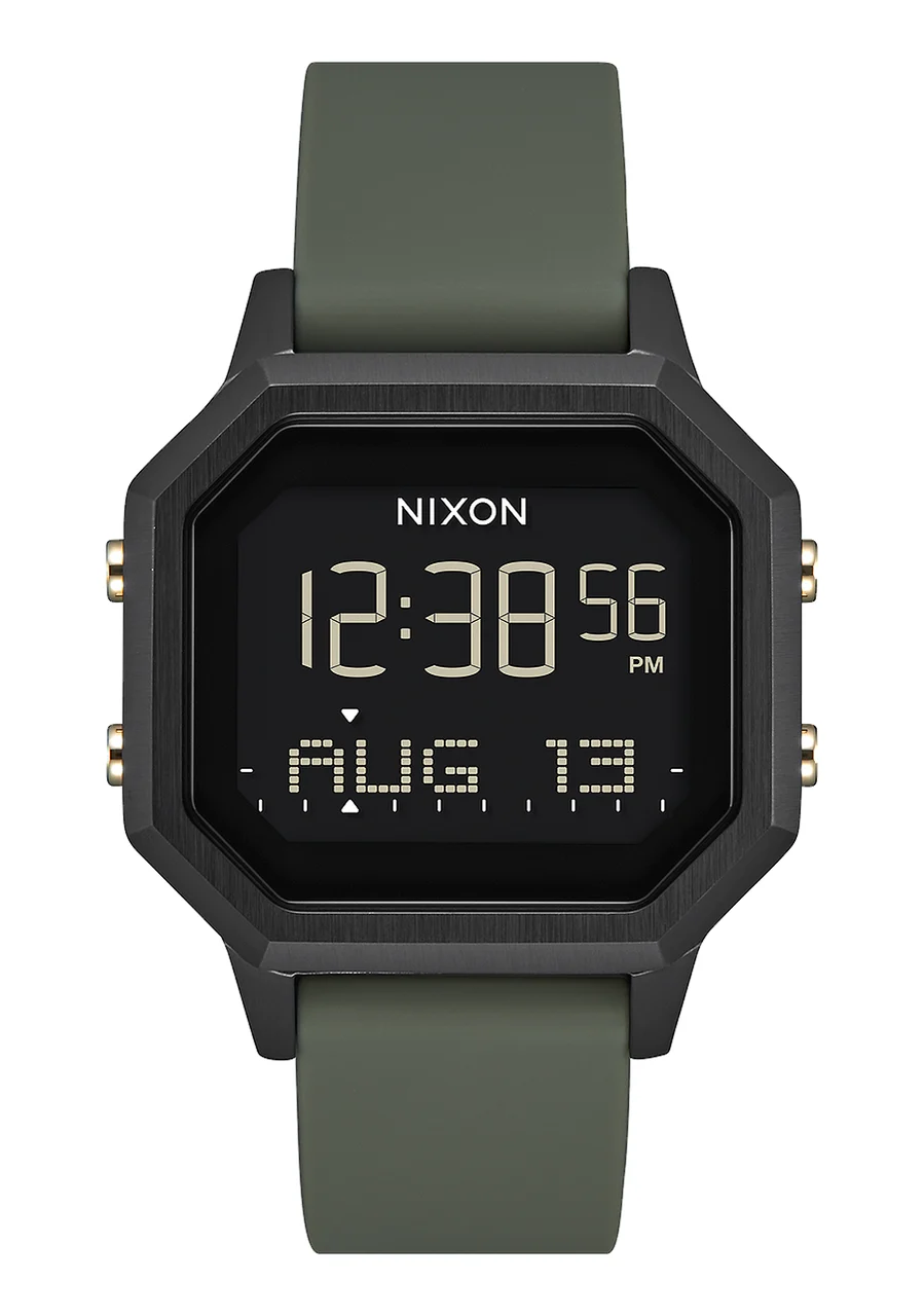 Nixon US Siren Stainless Steel - Black / Fatigue A1211-178-00 36 mm kol saati
