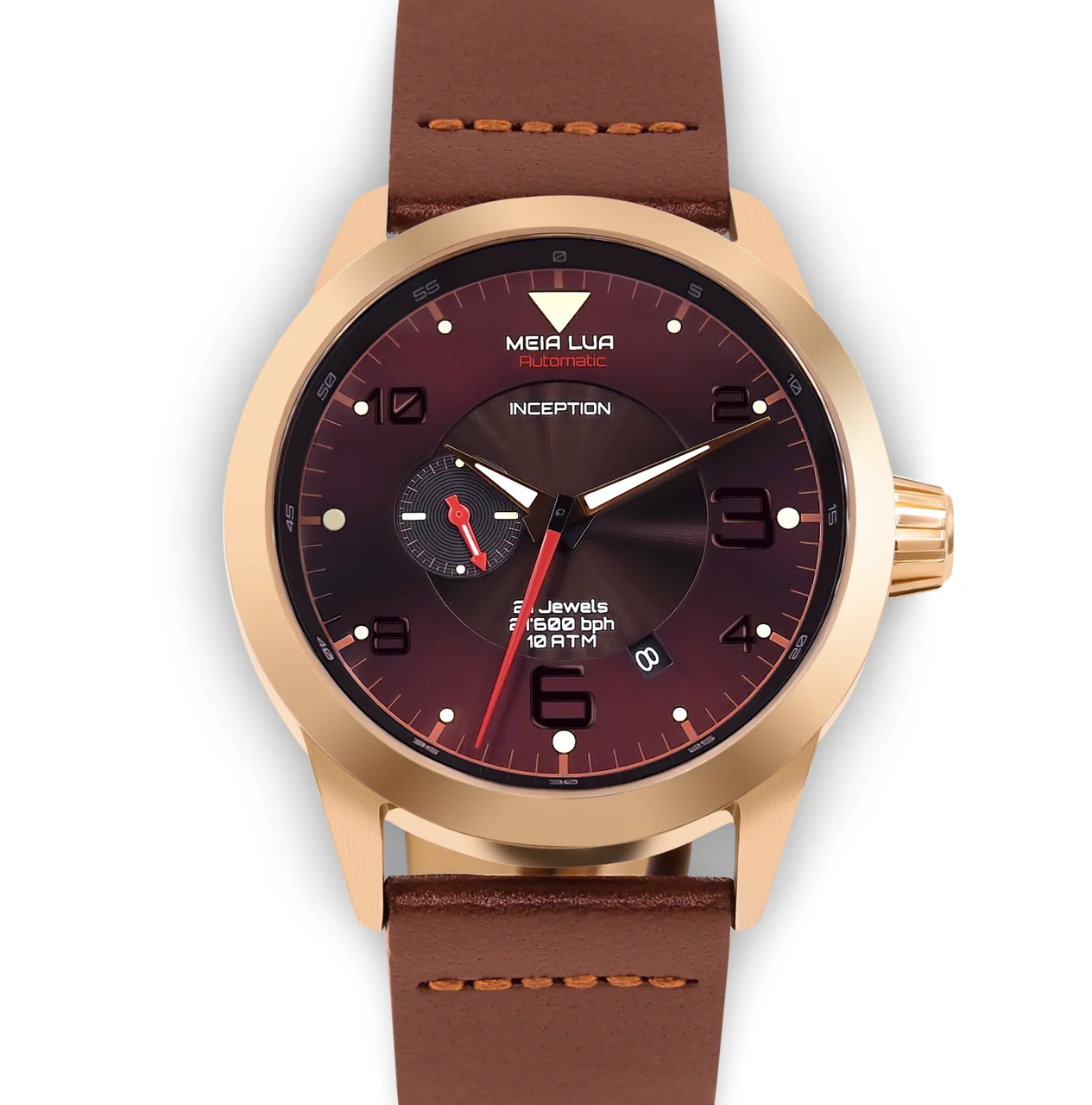 MEIA LUA Watches Mars-gld-coc 42 mm kol saati
