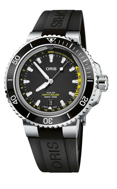 Oris Aquis Depth Gauge 01 733 7755 4154-Set RS kol saati
