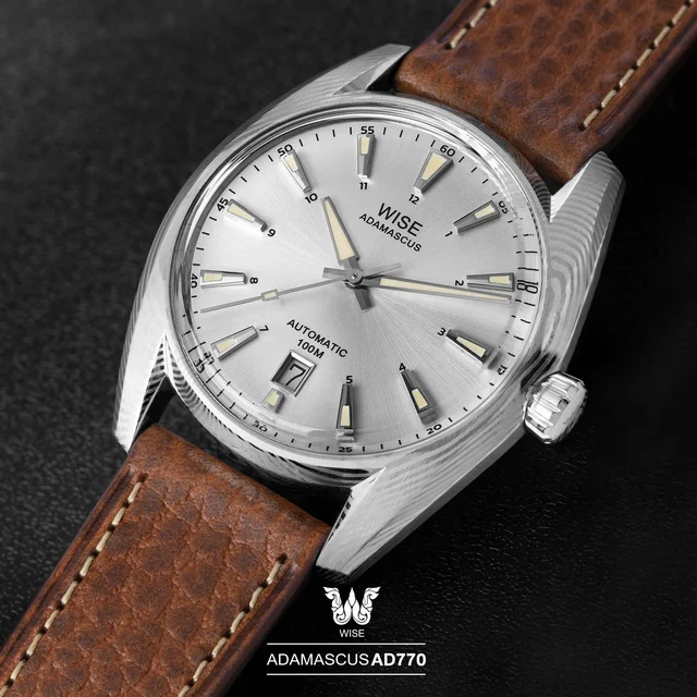 WISE ADAMASCUS AD770 Damascus Stainless steel kol saati