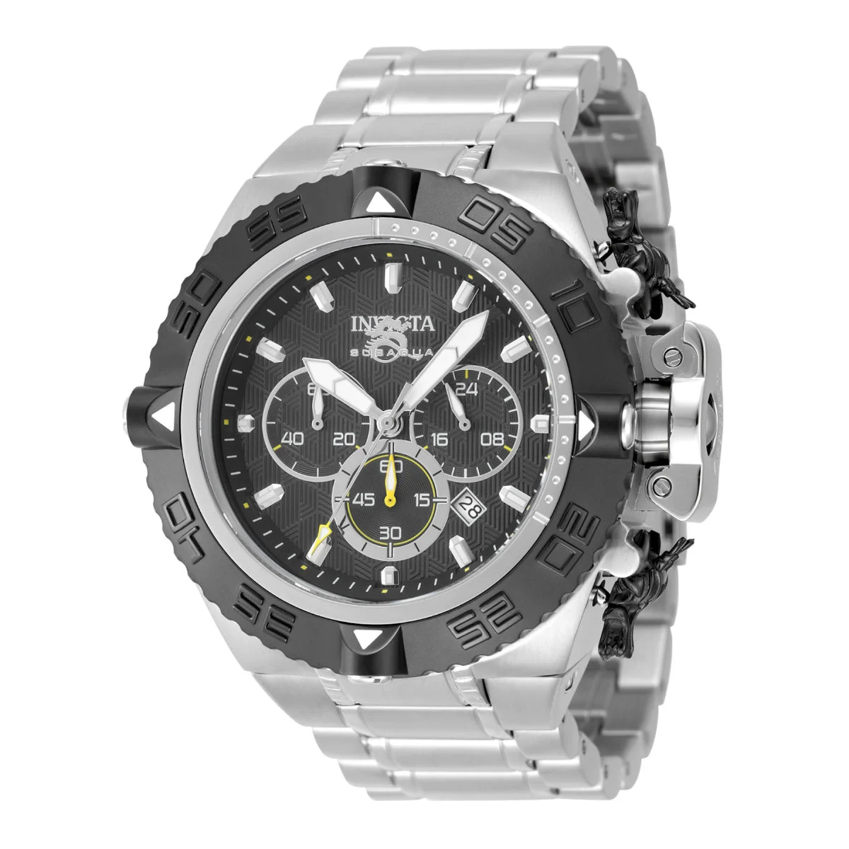 Invicta Subaqua Noma IV Watch - 50mm. Steel (48198) 50 mm kol saati