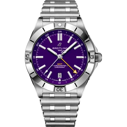 Breitling Chronomat Automatic GMT 40 NFL Minnesota Vikings Edition A32398C31Q1A1 40 mm kol saati