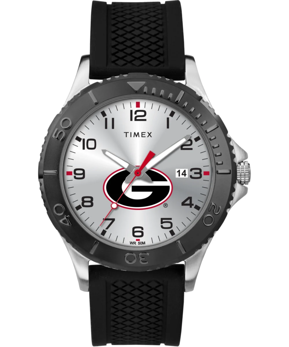 Timex Gamer Black Georgia Bulldogs TWZUGEOMD 42 mm kol saati
