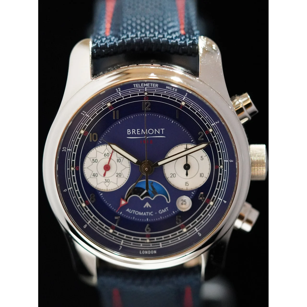 Bremont White Gold Limited Edition POC210009N32069 43 mm kol saati