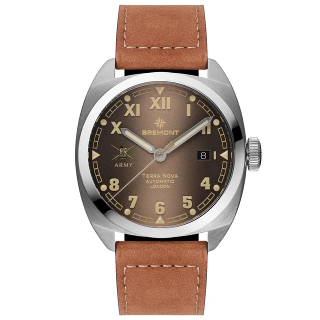 Bremont HMAF Terra Nova 40.5mm Date TN40-DT-SS-HMAF-BR-LS kol saati