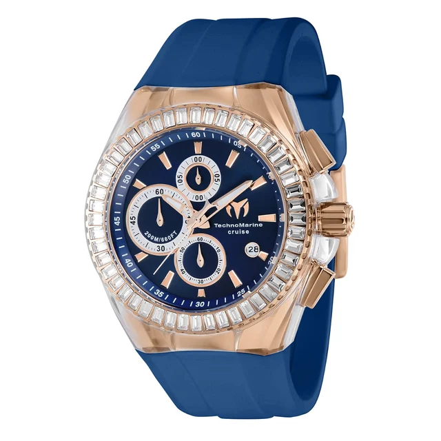 Technomarine Cruise Original Watch - 45mm, Blue (ZG-TM-121165) kol saati