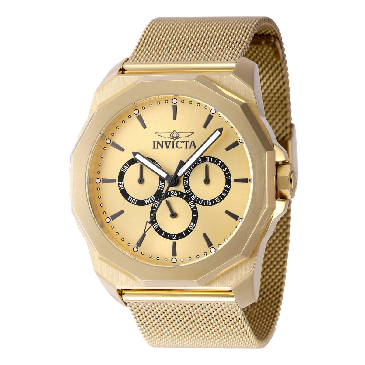 Invicta Specialty MXII Watch - 44mm. Gold (47638) 44 mm kol saati