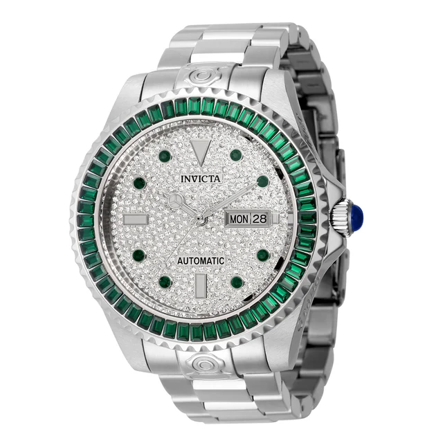 Invicta Grand Diver Paveon Automatic Watch - 47mm. Steel (33056) kol saati