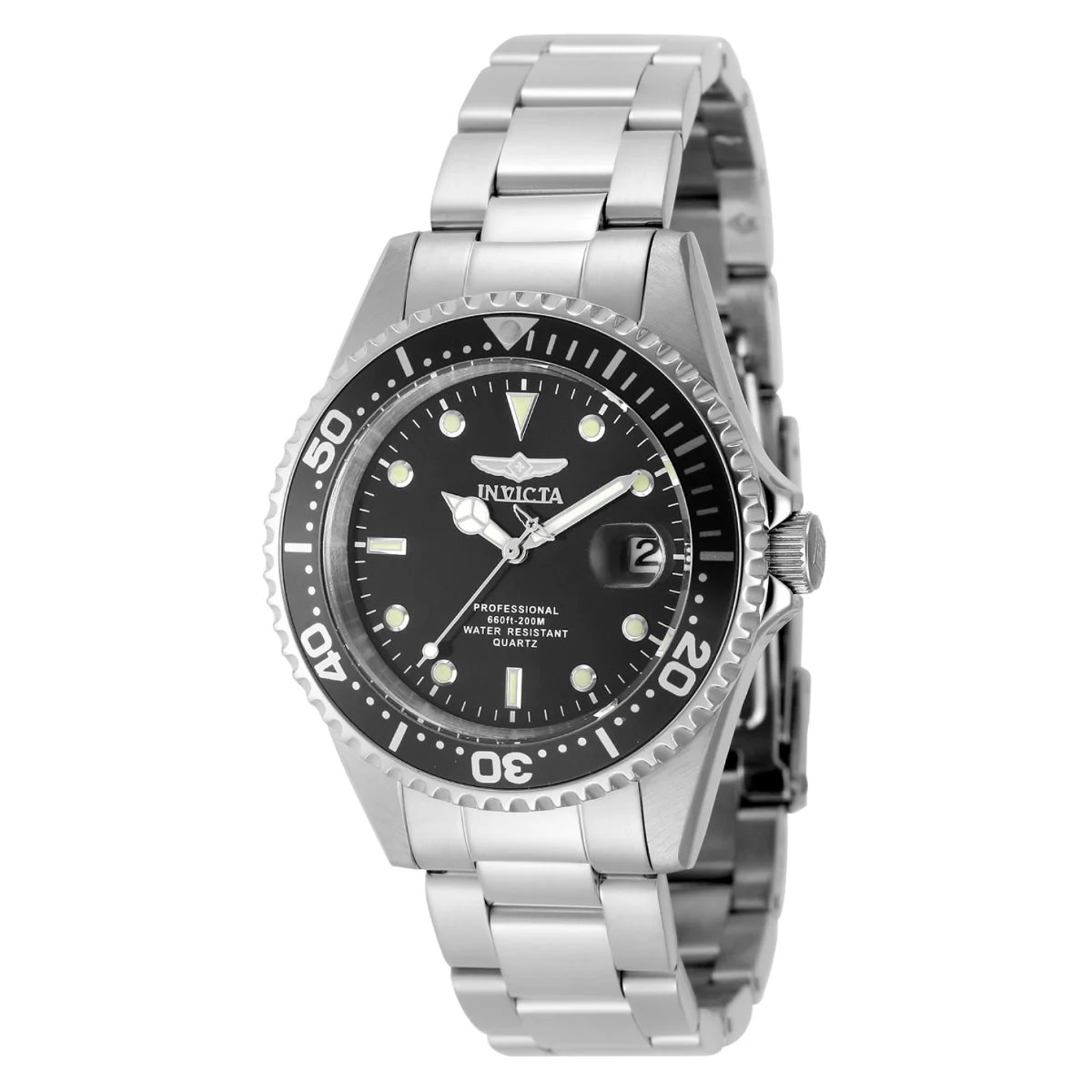 Invicta Pro Diver Anchoris Watch - 37.5mm. Steel (48723) 37.5 mm kol saati