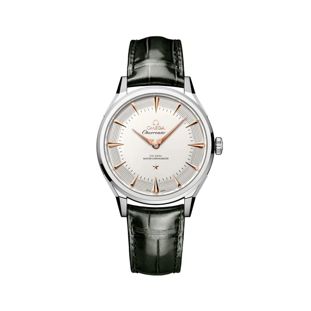 OMEGA Constellation Observatory 39.4mm - White, Sedna™ Gold Accents on Leather Strap O1401