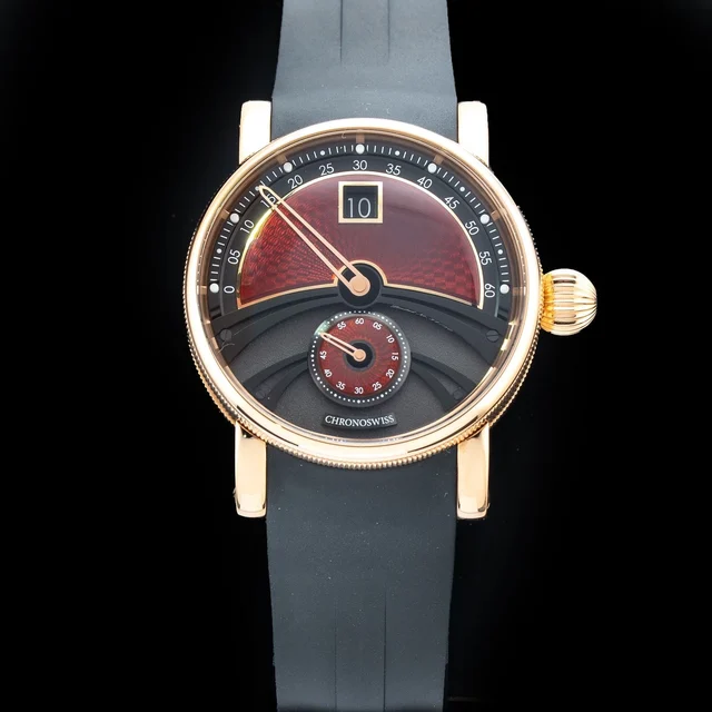 ChronoSwiss Delphis Dracula 210009N35240 kol saati
