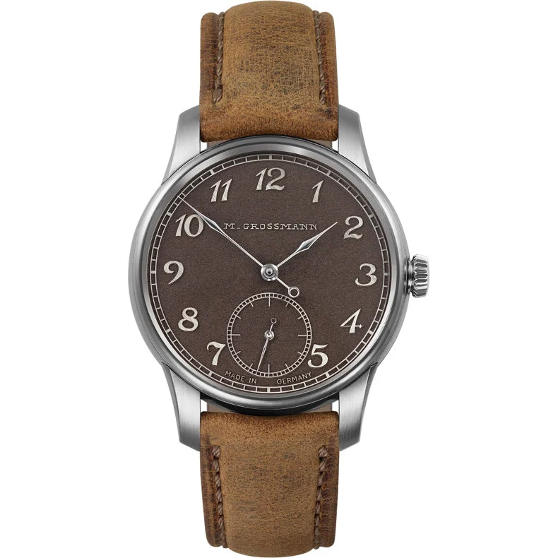 Moritz Grossmann Arabic Vintage Steel Anthracite MG-003626 26 mm kol saati