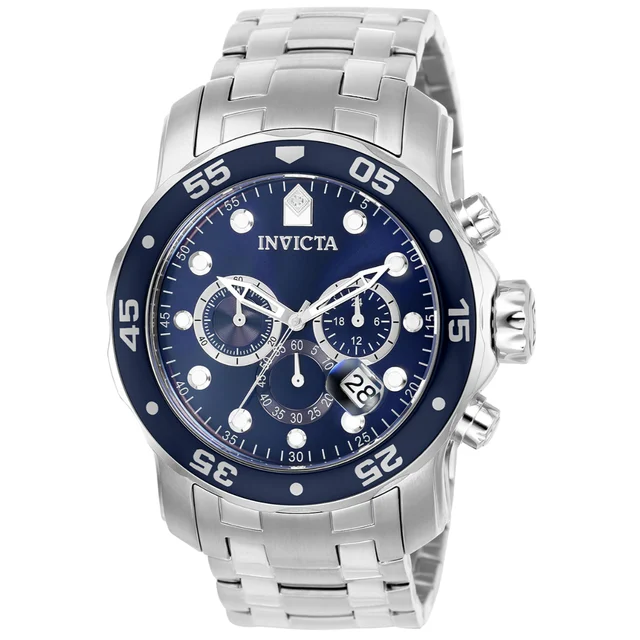 Invicta Pro Diver SCUBA Watch - 48mm. Steel (0070) kol saati