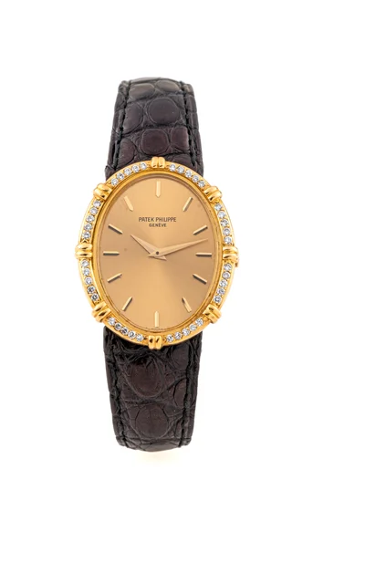 Patek Philippe PATEK PHILIPPE, REF. 4286, DIAMOND BEZEL, YELLOW GOLD kol saati