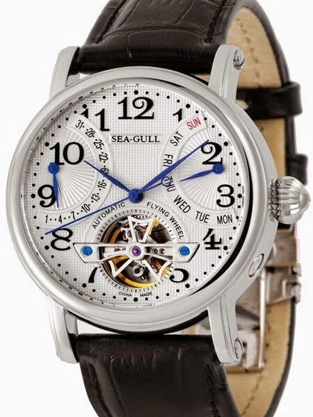 Sea-Gull Automatic Retrograde Watch with Sapphire Crystal #M171S 40 mm kol saati