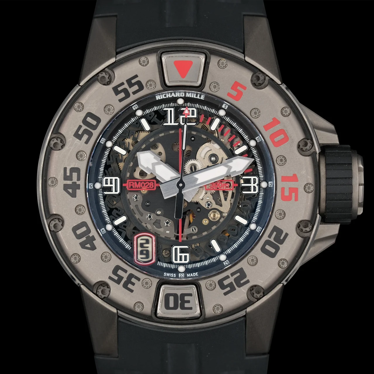 Richard Mille Diver RM 028 from 2015 47 mm kol saati