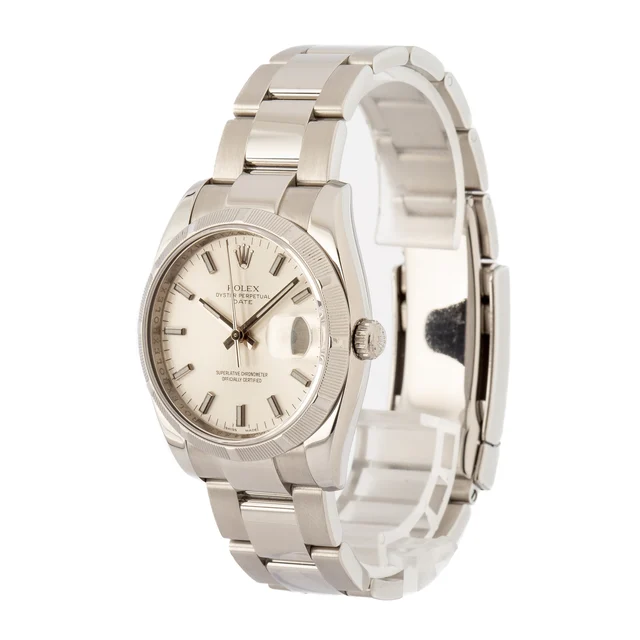 Rolex Date 115210 Black Dial kol saati