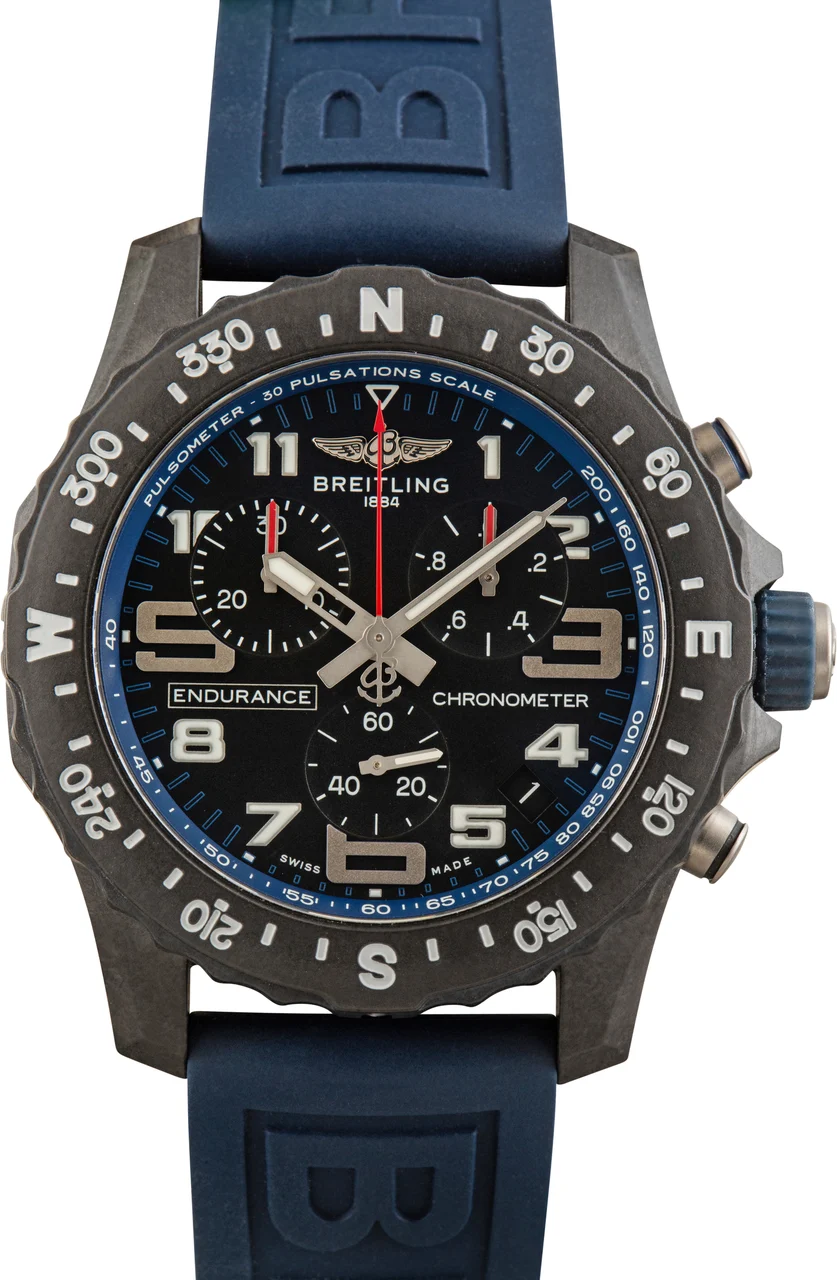 Breitling Endurance Pro 44 Breitlight Navy Strap X82310D51B1S1 44 mm kol saati